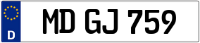 Truck License Plate